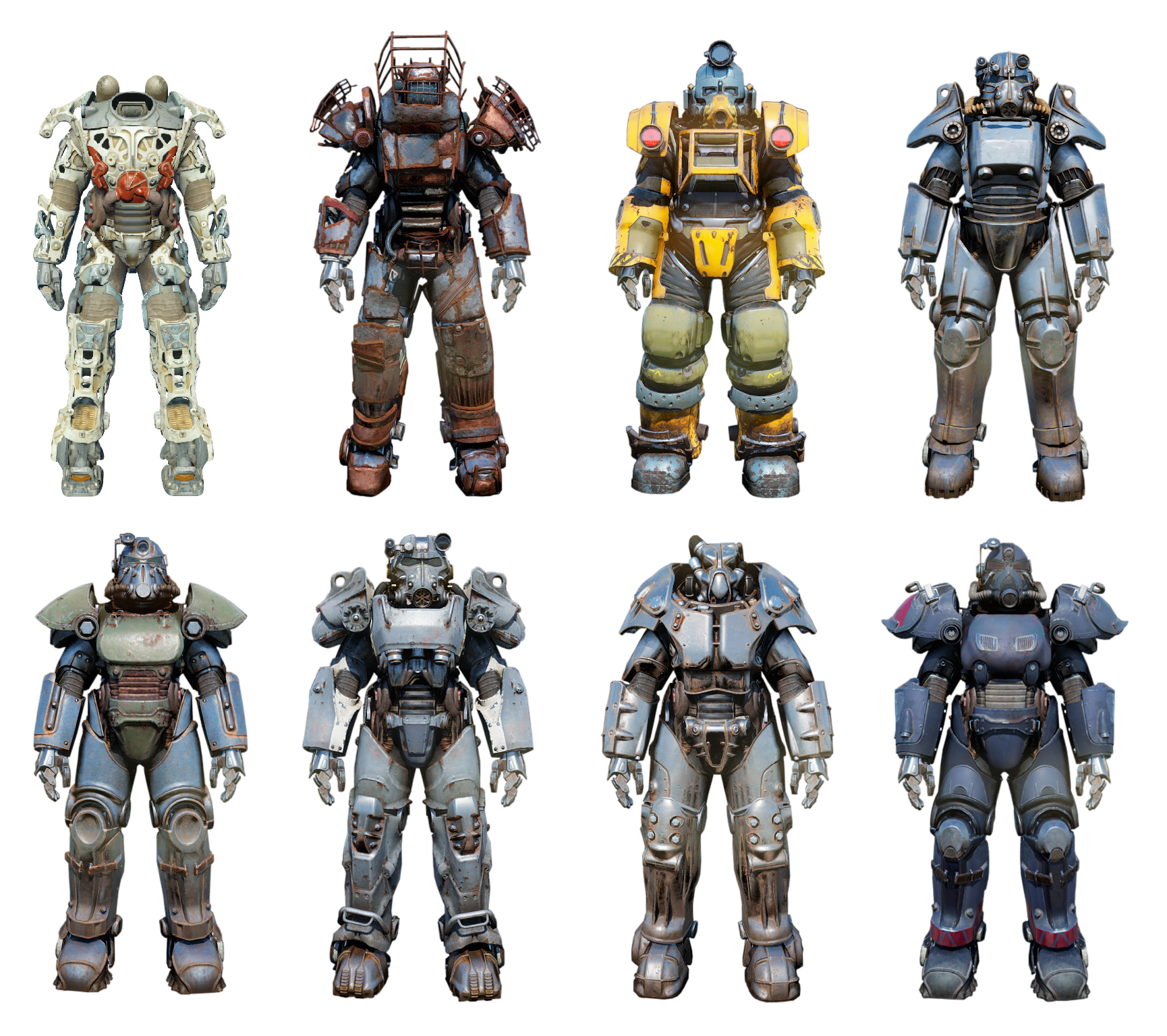 where to find power armor mods fallout 76