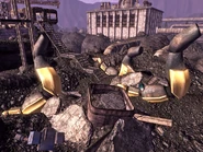 Останки гігантського робоскорпіону.