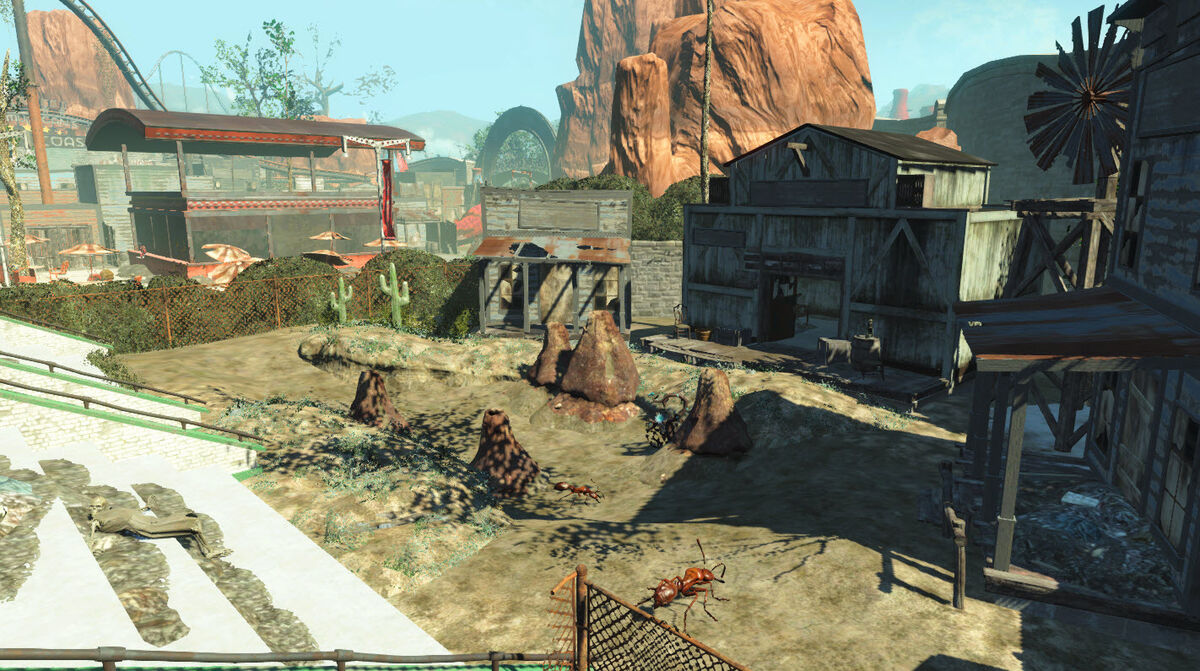 Fallout 4 зона для сотрудников сухого ущелья как попасть фото 6