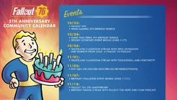 FO76 5th Anniversary Events Calendar