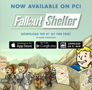 Реклама Fallout Shelter в рассылке