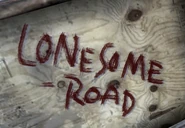 Graffiti de «Lonesome Road»