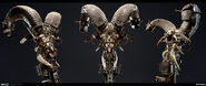 Staff (2H weapon) w/ flaming + barbed mods