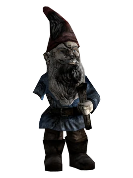 Damaged Garden Gnome