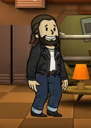 Getragen von einem Mann