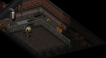 Fo2 Lenny fight.png (281 KB) The Chosen One fights Lenny in a basement brawl