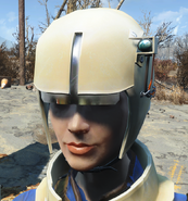 Synth helmet worn