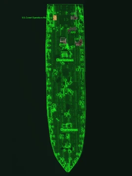 USS Constitution local map