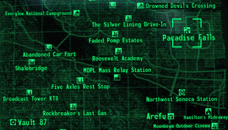 fallout 3 how to get to gnr