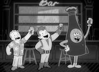 Drinking with Pip-Boy and Bottle