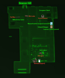 Cabot House local map