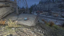 FO76 NACTY (Nuka-Cola Cranberry spawn 2).jpg (1,87 МБ) Клюквенная «Ядер-кола» рядом с кулером на скале справа чрез дорогу депо.