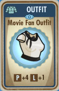 Movie fan outfit card