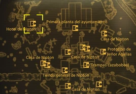 Hotel de Nipton Mapa local