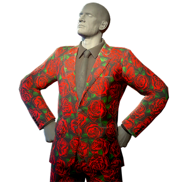 Red rose cheap suit jacket