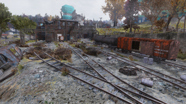 FO76 Charleston trainyard