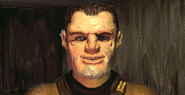 http://fallout.wikia.com/wiki/File:Fo1_Decker_ProudOfYou.ogg "我为你感到自豪。你冷酷无情，这是我欣赏的品质。凯恩会给你付款。我希望你将来有空。"