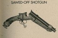 Fallout 3 sawed-off shotgun concept art