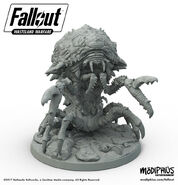 Figurine de fangeux dans Fallout: Wasteland Warfare