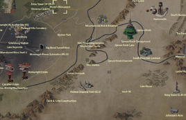 Miner's Monument map