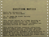 Eviction notice (Wild Appalachia)