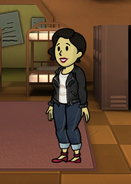 Getragen von einer Frau