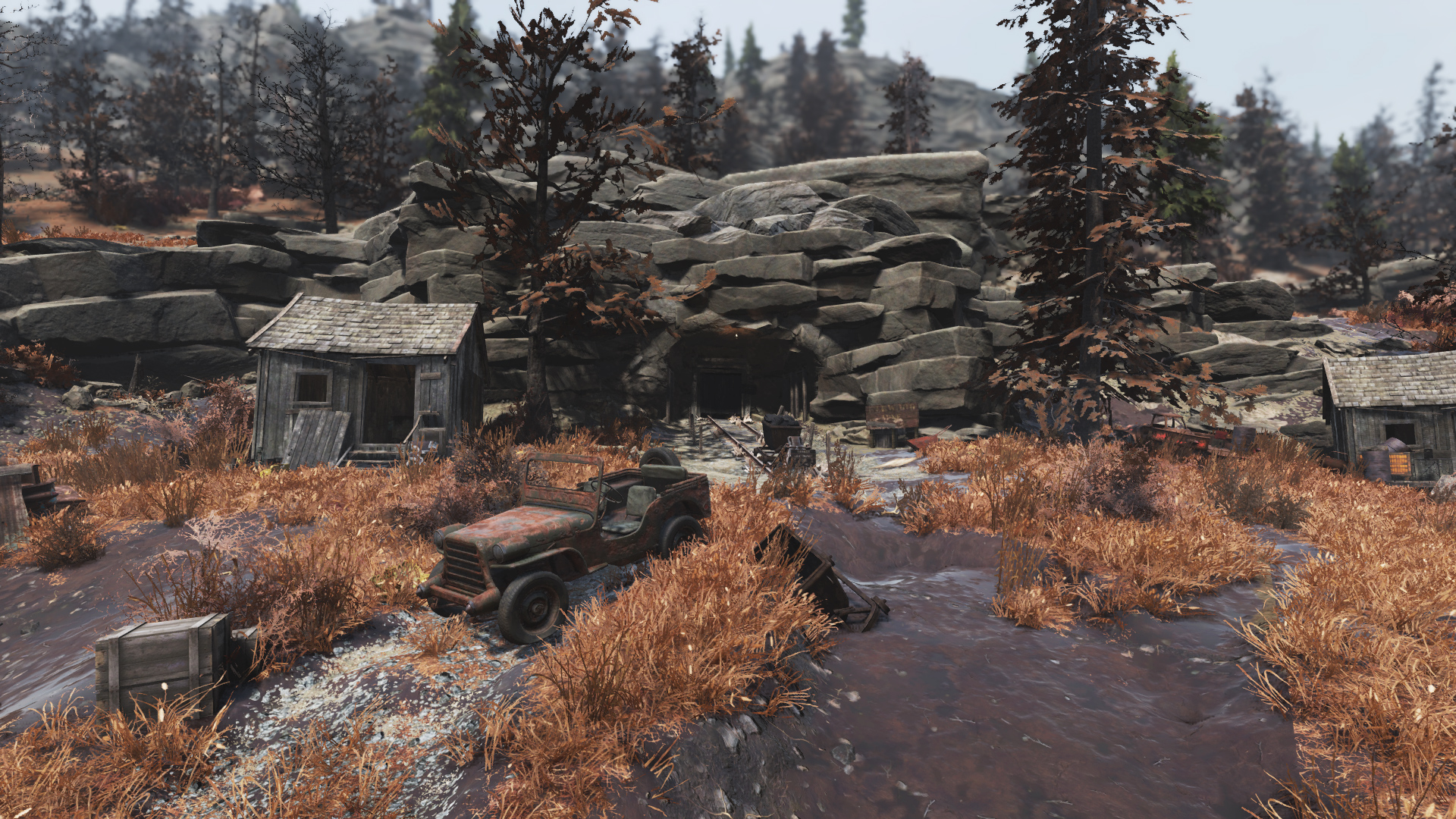 Локация шахта. Dawn Hideout. Dawn Refuge.