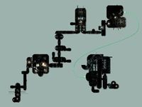 Maintenance level and waste disposal map