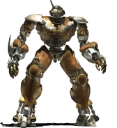 Humanoid robot 3D render