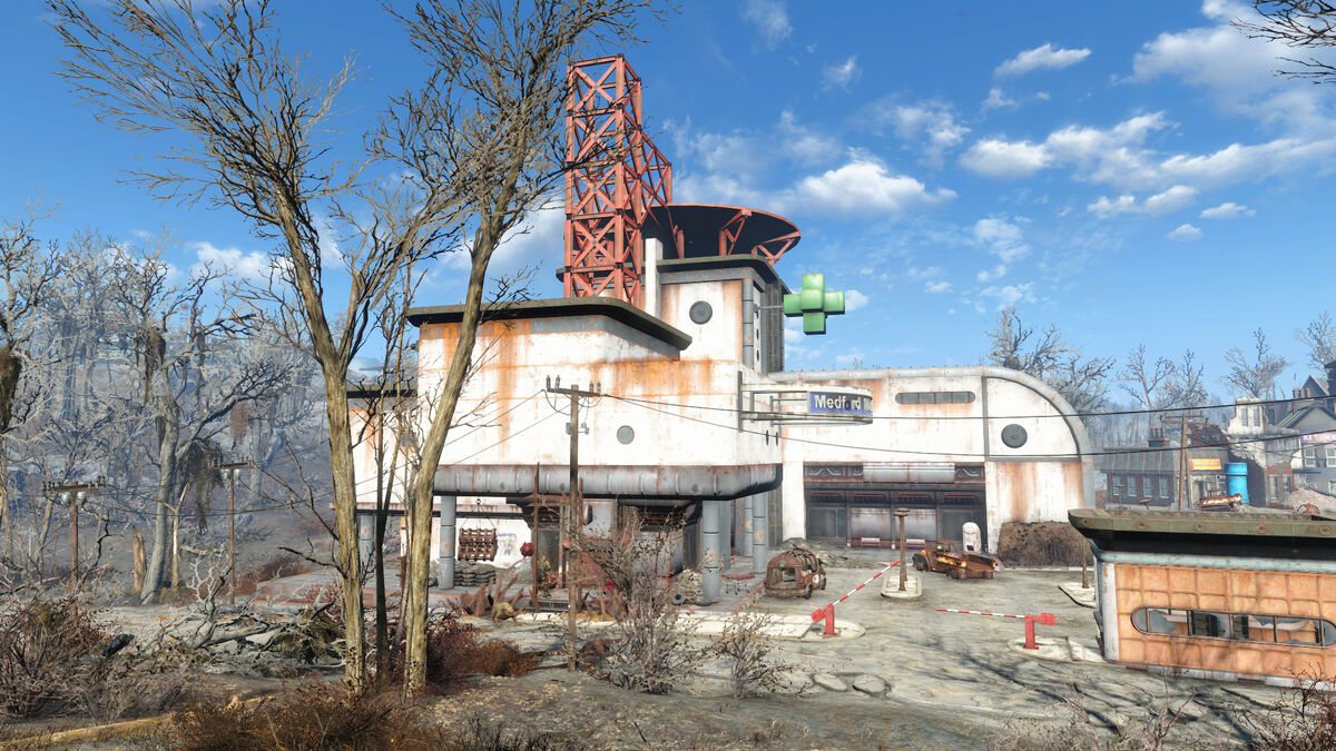 Fallout 4 медфордская больница пупс фото 11