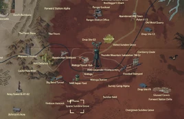 Sparse Sundew Grove map