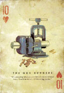 The Gun Runners on the playing card