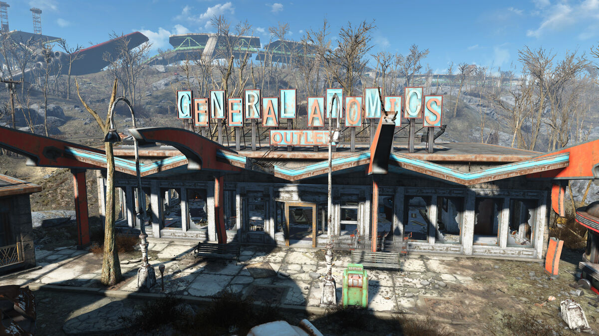 Fallout 4 завод дженерал атомикс сейф требуется терминал фото 62