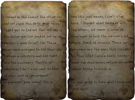 Kora's journal entry