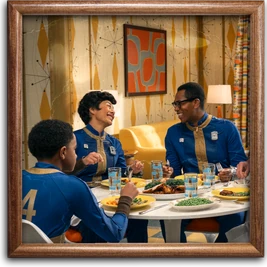 Fallout Season 1 Amazon Vault-Tec.png (848 КБ) «Волт-Тек». «Волт-Тек» была корпорацией по защите от ядерной опасности, которая сосредотачивала усилия на революции в безопасности на случай неопределенного будущего. Компания успешно выиграла федеральные контракты на создание национальной сети крупных бункеров для защиты от радиоактивных осадков, которые они назвали Убежищами.