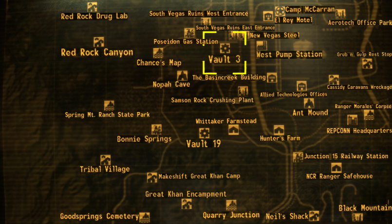 Fallout 3 / New Vegas map, ComicVaughn