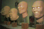 Various clay heads from Fallout 1 and 2