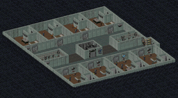 Fo1 Vault 13 Lvl 2 map image