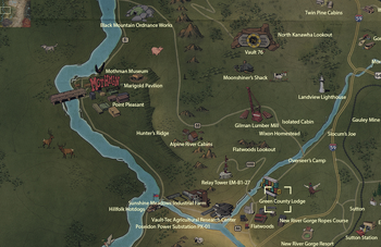 Green County Lodge map