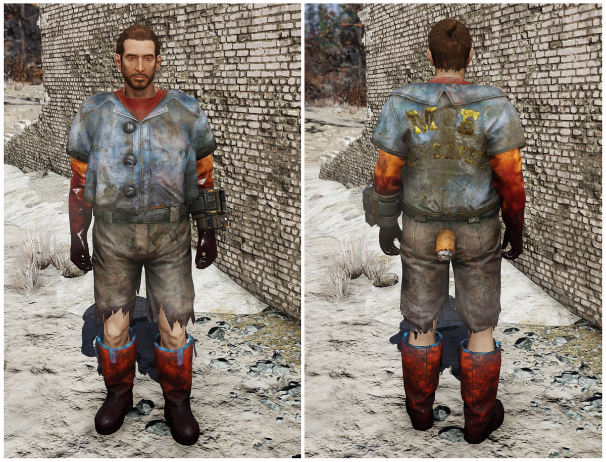 Рваная куртка Fallout 4