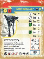 Earle Williams Unit card