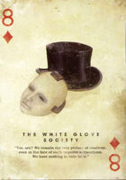 Tuxedo hat on the White Glove Society's Collector's Edition playing card