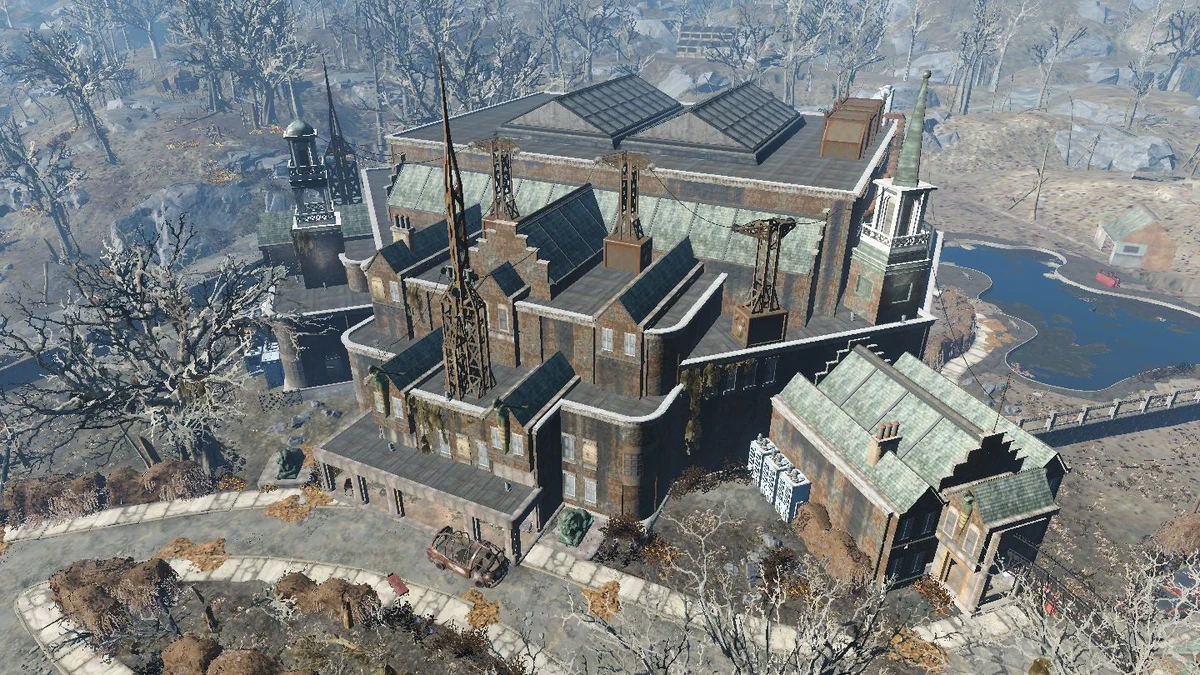 психбольница фоллаут 4. Fallout 4 дженерал атомикс галерея на карте. больница парсонс fallout 4 психиатрическая где находится. Fallout 4 хьюбрис комикс на карте. добрососедство fallout 4.