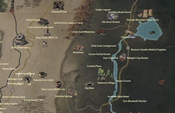 Wendigo Cave map