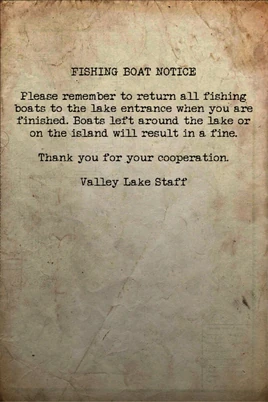 FO76GF Note Boat Notice