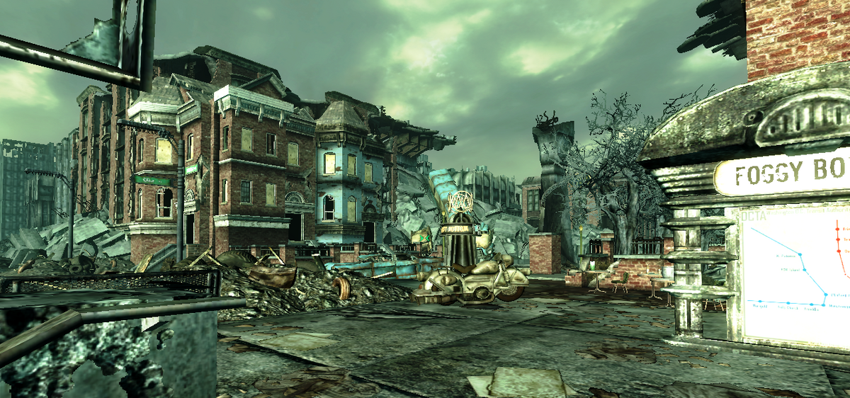 В каком году происходят события фоллаут. Джорджтаун Fallout Fallout 3. Столичная Пустошь в Fallout 3. Такома фабрика Fallout 3. Мотель «Гомстед» фоллаут 3.