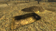 Courier's grave