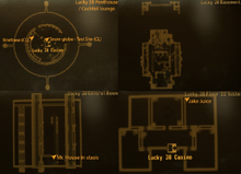 Lucky 38 sections map