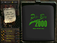 Pip-Boy screen on April Fool's Day