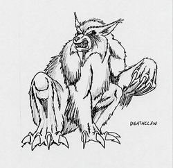 picture Fallout 1 Deathclaw Concept Art deathclaw fallout wiki fandom